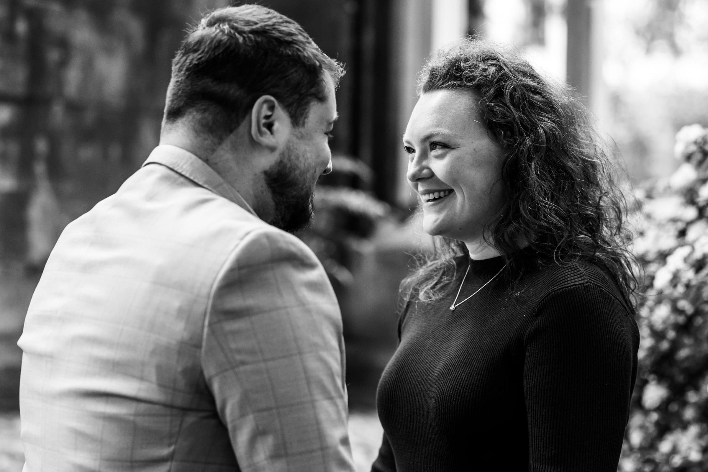 Rory and Sara smiling together